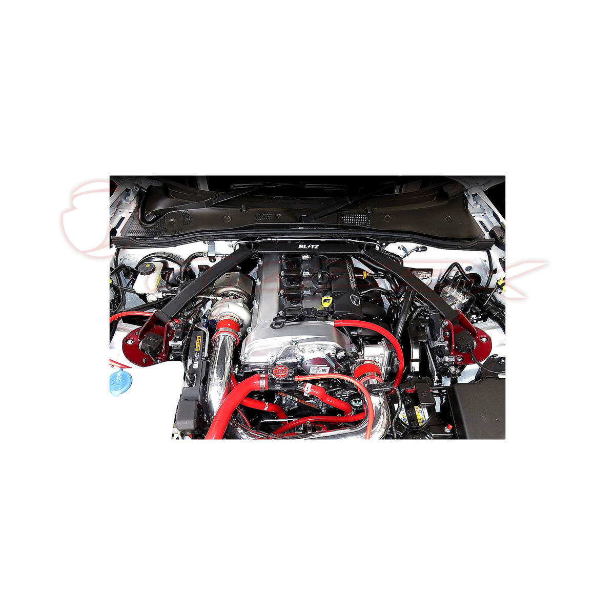 BLITZ Front Strut Tower Bar Blue 97111 for ROADSTER RF NDERC