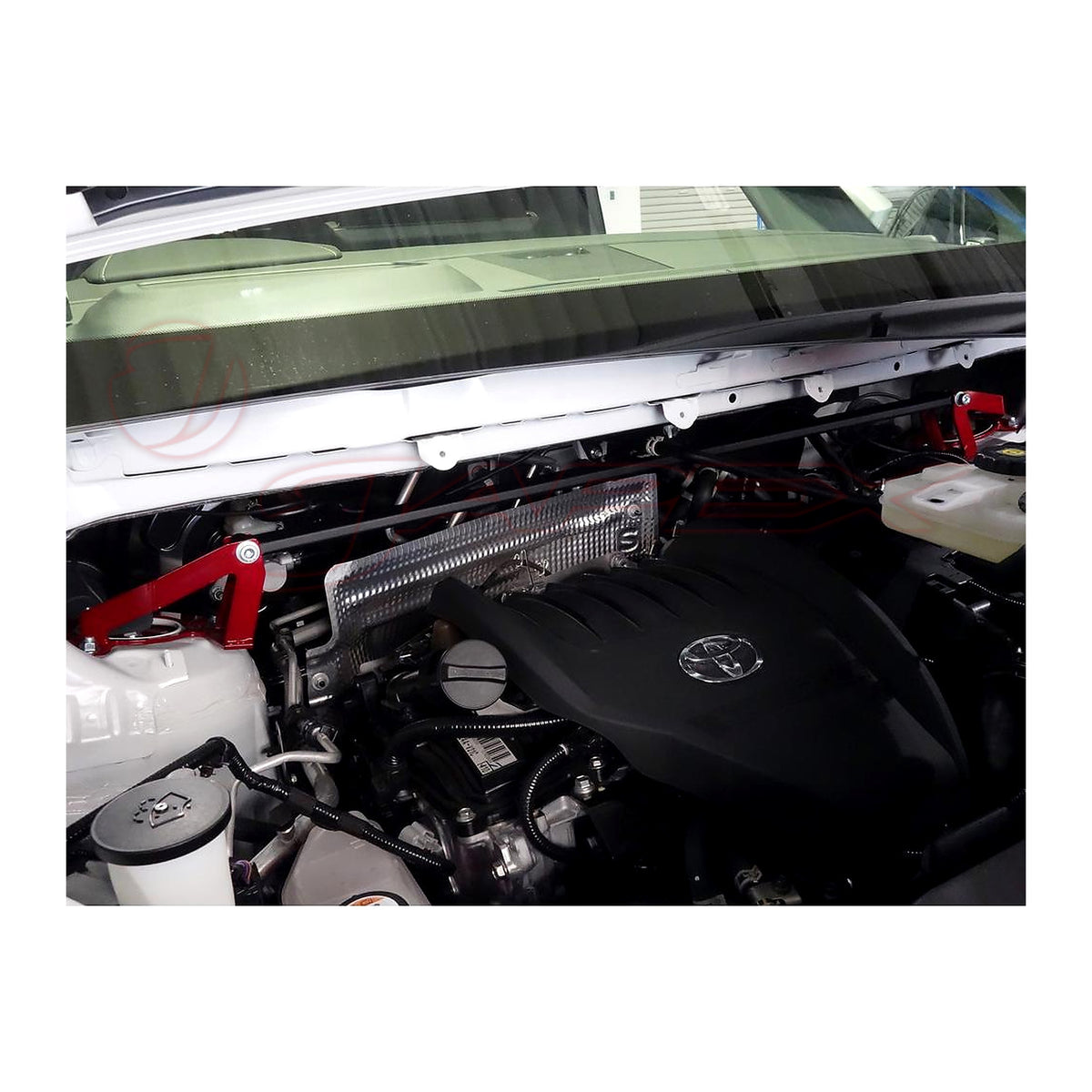 BLITZ Front Strut Tower Bar Blue 97138 for ALPHARD HYBRID AAHH40W / AAHH45W