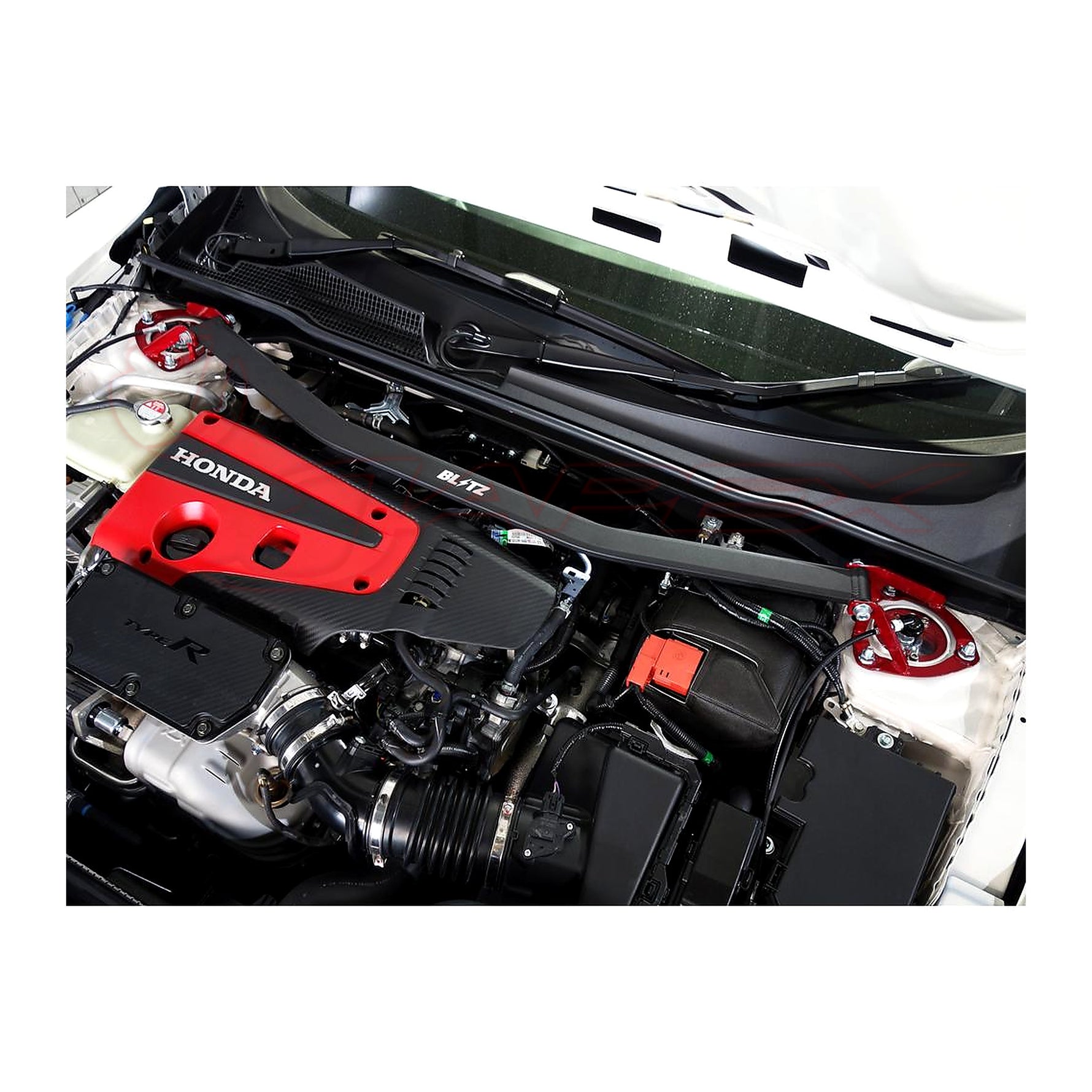 BLITZ Front Strut Tower Bar Blue 97142 for CIVIC TYPE R FL5
