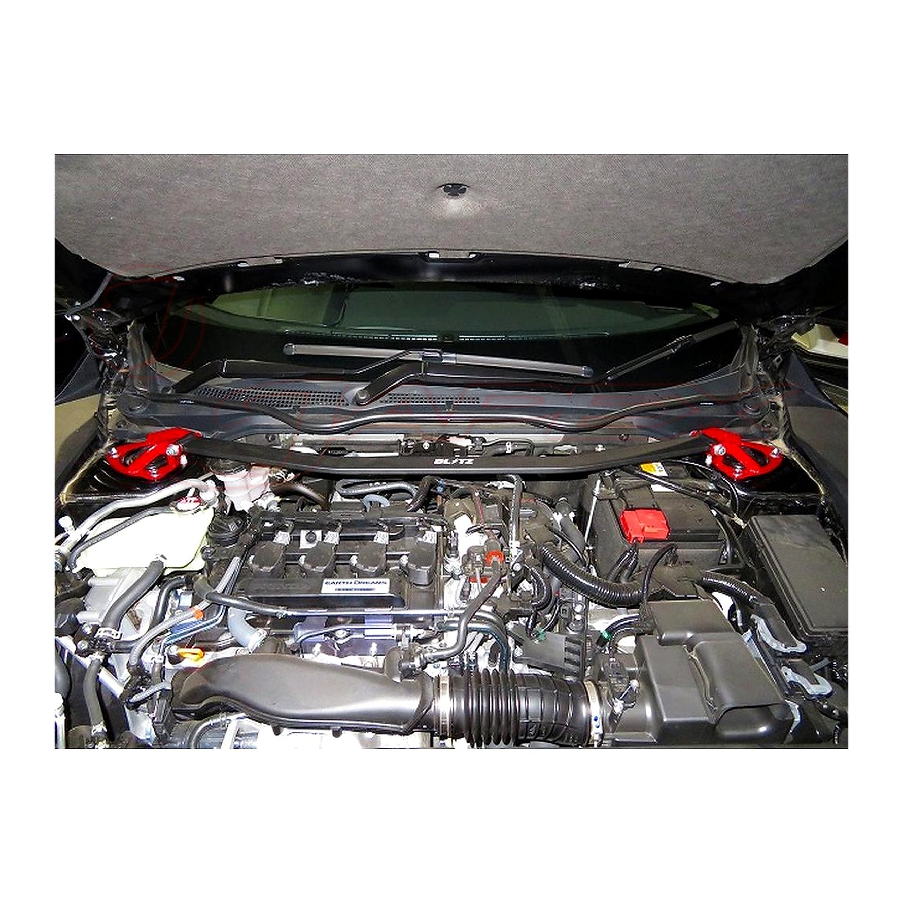 BLITZ Front Strut Tower Bar Blue 97163 for CIVIC SEDAN FC1
