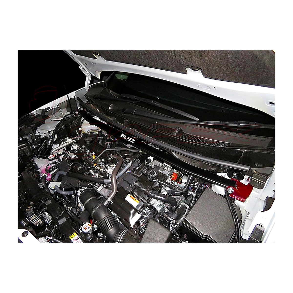 BLITZ Front Strut Tower Bar Blue 97171 for YARIS MXPA10 / MXPA15