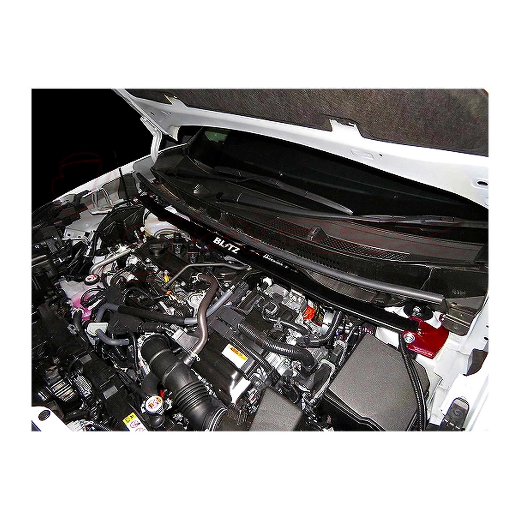 BLITZ Front Strut Tower Bar Blue 97171 for YARIS HYBRID MXPH10 / MXPH15