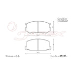 ENDLESS SR01 Front & Rear Brake Pad Set EP067 / EP097 for COROLLA LEVIN AE86