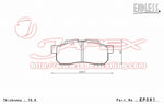 ENDLESS SSS Front Brake Pads EP091 for TODAY JA1 / JW1 / JW2
