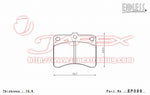 ENDLESS SSS Front Brake Pads EP099 for OPTI L300S