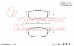 ENDLESS MX72 Rear Brake Pads EP210 for KEI HN22S