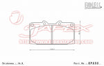 ENDLESS SSS Front Brake Pads EP230 for SILVIA S15
