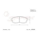 ENDLESS SR01 Front Brake Pads EP236 for CEFIRO A31 series