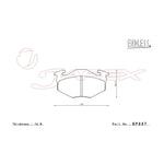 ENDLESS SR01 Front & Rear Brake Pad Set EP237 / EP286 for ALTO CS22S