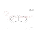 ENDLESS SR01 Front Brake Pads EP242 for DIAMANTE F13A