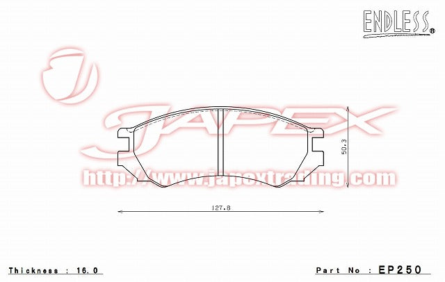 ENDLESS SSS Front Brake Pads EP250 for AVENIR W10