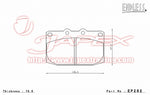 ENDLESS SSS Front Brake Pads EP282 for RX-7 FD3S