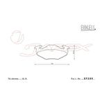 ENDLESS SSS Rear Brake Pads EP286 for ALTO CM22S