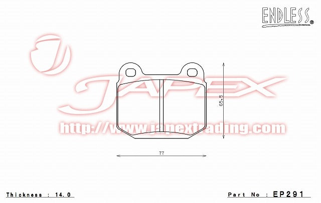 ENDLESS SSS Rear Brake Pads EP291 for STAGEA WGNC34