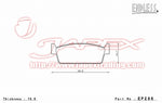 ENDLESS SSS Rear Brake Pads EP296 for SKYLINE R32 series