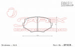 ENDLESS SSS Front Brake Pads EP305 for ROADSTER NA8C