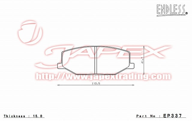ENDLESS SSS Front Brake Pads EP337 for JIMNY SJ40