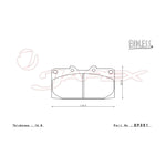ENDLESS SR01 Front Brake Pads EP351 for IMPREZA GDA