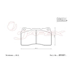 ENDLESS SR01 Front & Rear Brake Pad Set EP357 / EP291 for IMPREZA STI GDB