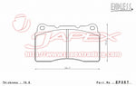 ENDLESS MX72 Front Brake Pads EP357 for LANCER EVOLUTION X(10)EVO10 CZ4A