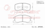 ENDLESS SSS Front Brake Pads EP363 for DUET M100A / M110A / M101A / M111A