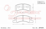 ENDLESS SSS Front Brake Pads EP364 for MINICA H42A / H44A / H47A