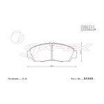 ENDLESS SR01 Front Brake Pads EP368 for ODYSSEY RA6 / RA7 / RA8 / RA9