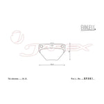ENDLESS SSS Front & Rear Brake Pad Set EP382 / EP381 for VITZ NCP10 / NCP13