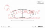 ENDLESS SSS Front Brake Pads EP386 for FORESTER SH5 / SH9 / SHJ