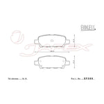 ENDLESS SR01 Rear Brake Pads EP389 for TEANA J31 / PJ31 / TNJ31
