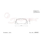 ENDLESS SSS Front & Rear Brake Pad Set EP449 / EP397 for WISH ZGE21G / ZGE22W