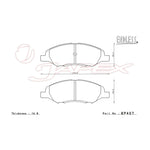 ENDLESS SR01 Front Brake Pads EP407 for MARCH YK12 / AK12