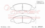 ENDLESS SSS Front Brake Pads EP407 for NOTE E11 / NE11