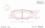 ENDLESS SSS Front Brake Pads EP416 for RX-8 SE3P