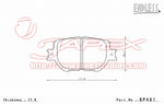 ENDLESS SSS Front Brake Pads EP421 for IS250 GSE30
