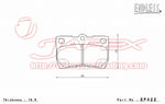 ENDLESS SSS Rear Brake Pads EP422 for CROWN ROYAL GRS180 / GRS182 / GRS183