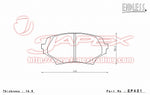 ENDLESS SSS Front Brake Pads EP431 for ROADSTER NCEC