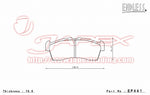 ENDLESS SSS Front Brake Pads EP441 for MR WAGON MF33S