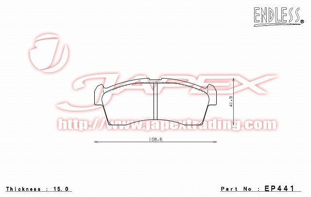 ENDLESS SSS Front Brake Pads EP441 for MR WAGON MF33S