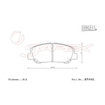 ENDLESS SSS Front & Rear Brake Pad Set EP442 / EP443 for VELLFIRE ANH20W / ANH25W / GGH20W / GGH25W