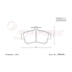 ENDLESS SR01 Front Brake Pads EP444 for COLT Z27AG