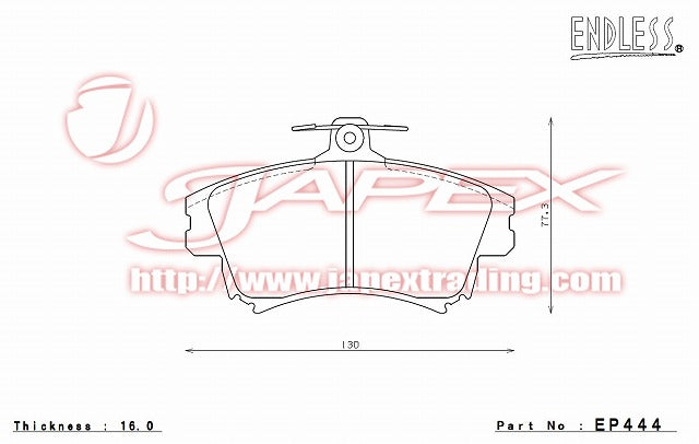ENDLESS SSS Front Brake Pads EP444 for COLT Z27AG