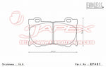 ENDLESS SSS Front Brake Pads EP461 for SKYLINE COUPE CKV36