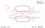 ENDLESS SSS Rear Brake Pads EP469 for SKYLINE PV36