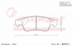 ENDLESS SSS Front Brake Pads EP471 for SKYLINE PV36