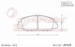 ENDLESS SSS Front Brake Pads EP499 for VEZEL RU1 / RU2 / RU3 / RU4