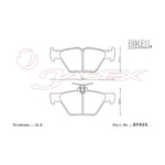 ENDLESS SSS Rear Brake Pads EP500 for LEGACY B4 BN9