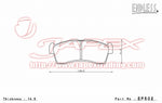 ENDLESS SSS Front Brake Pads EP502 for DAYZ B21W