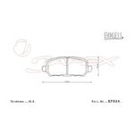 ENDLESS SSS Rear Brake Pads EP504 for CR-Z ZF2
