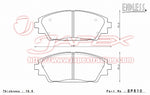 ENDLESS SSS Front Brake Pads EP510 for AXELA SPORT BM5FS / BMEFS / BM2FS / BM5AS